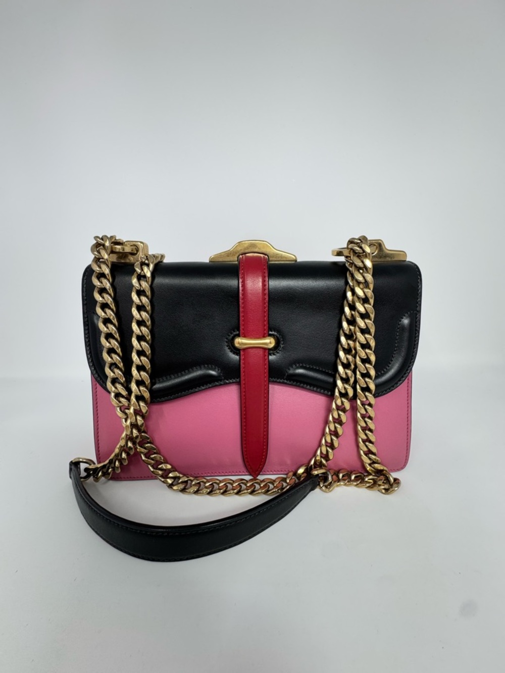 Authentic Prada Belle Calfskin Shoulder/Crossbody Bag - Picture 4 of 11